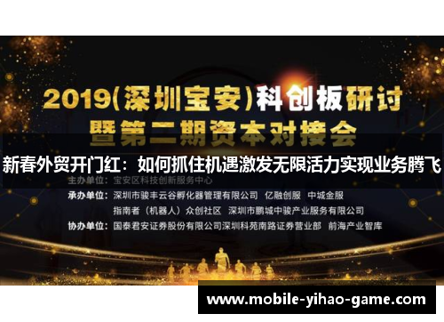 新春外贸开门红：如何抓住机遇激发无限活力实现业务腾飞