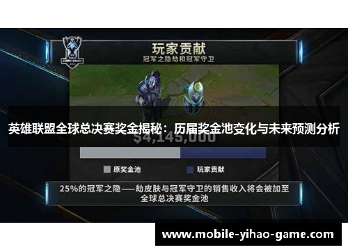英雄联盟全球总决赛奖金揭秘：历届奖金池变化与未来预测分析